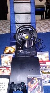 PS3 console cordless with accessories